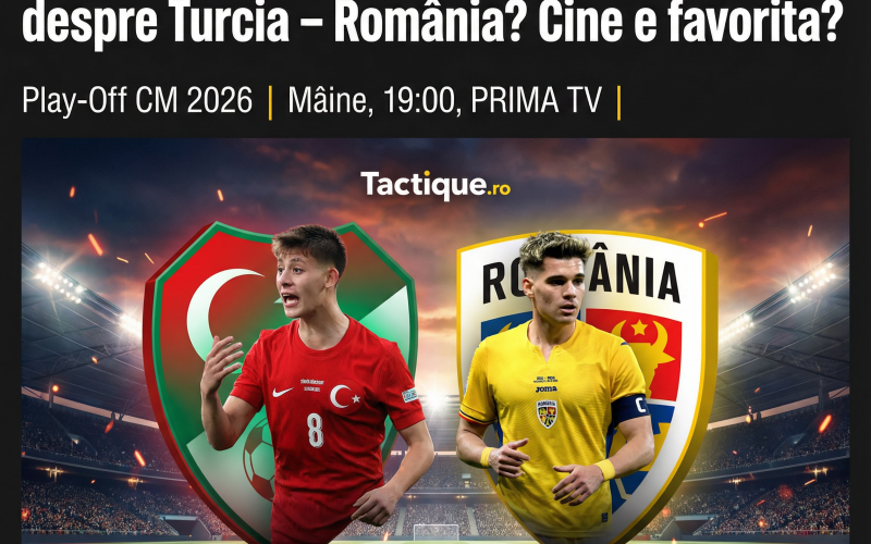 EXCLUSIV | The Athletic a analizat barajul Turcia – România: „Turcia ar trebui să câștige lejer”.